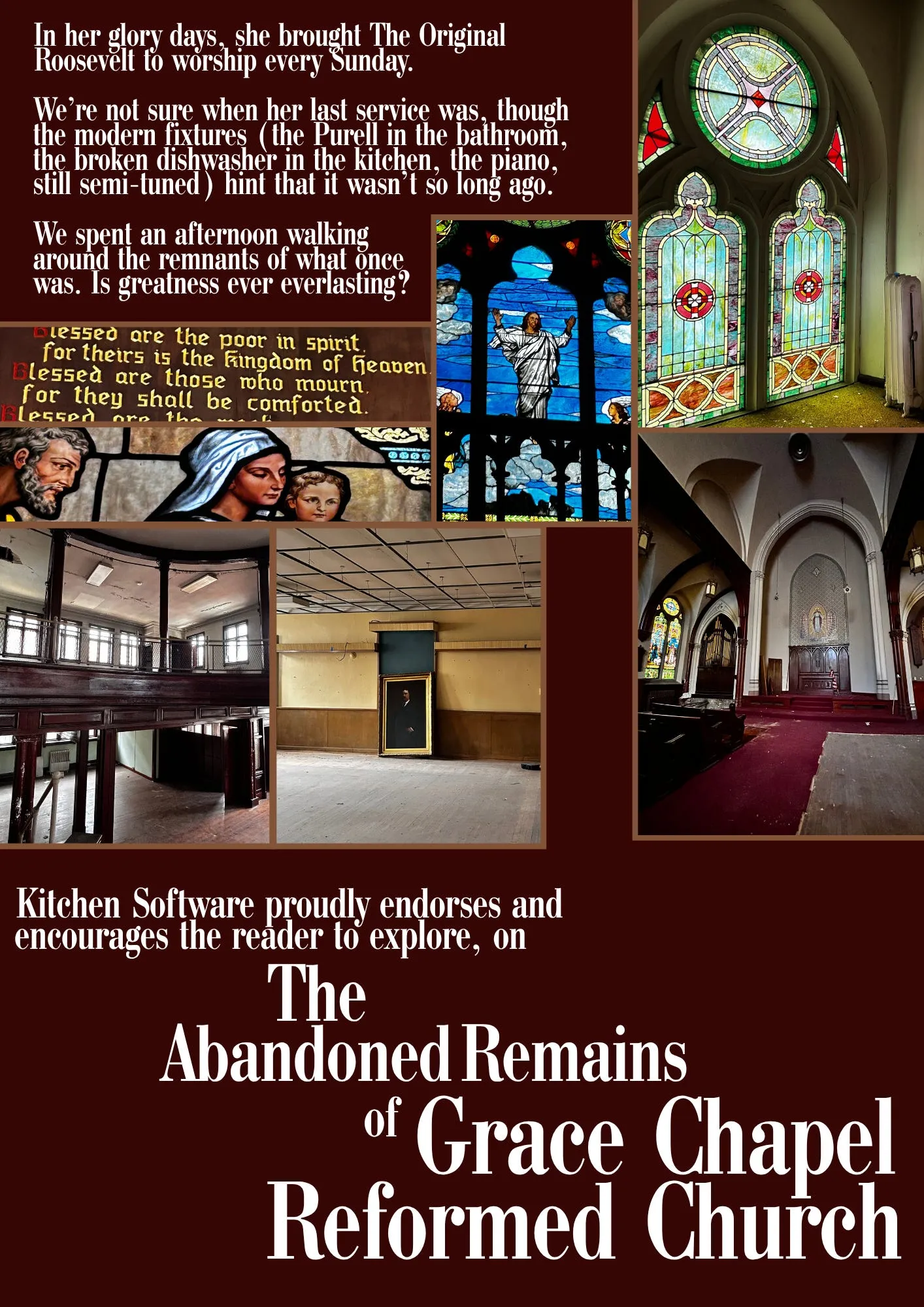 Cover image for Kitchen Software Endorses The Lonesome Church